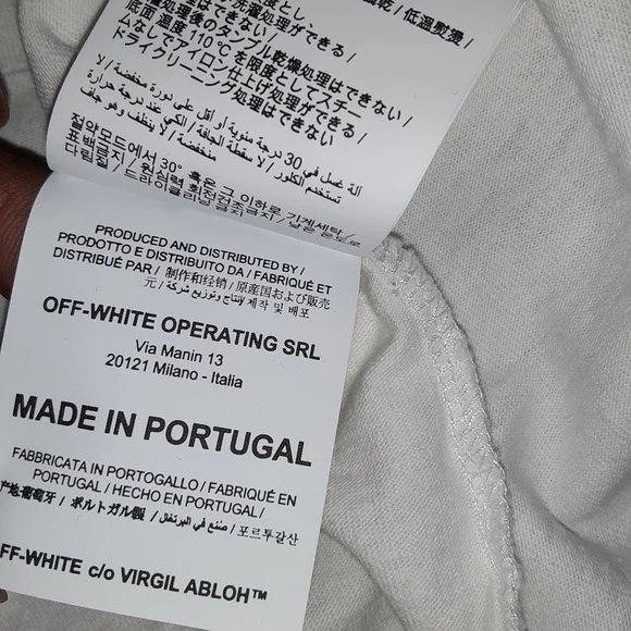 NWT MEN'S OFF-WHITE TAPE ARROWS T-SHIRT - Picture 2 of 13